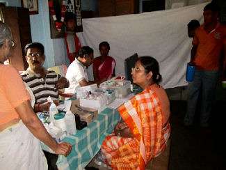 Free eye care camp conducted at Beldiha