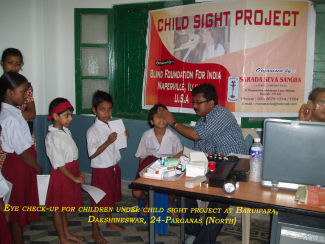 Eye camp held at Beldiha and Baruipara, West Bengal