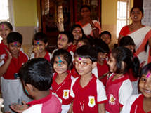 Holi celebrated at the School